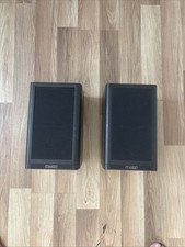 Mission 780 Wired Two-Way Bass Reflex Bookshelf Speakers - Black Vintage Hifi