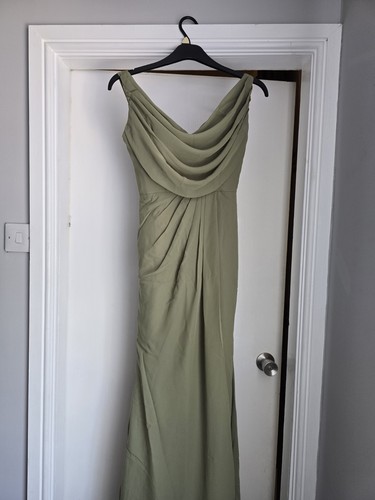 Olive green chiffon sleeveless - olive,