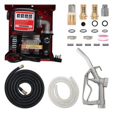 230V Wall Mounted Diesel Transfer Fuel Pump Kit - With Fuel Meter