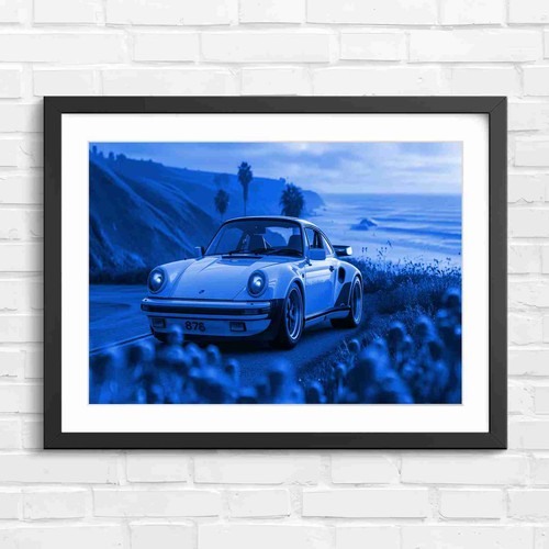 Classic white sports car - white,