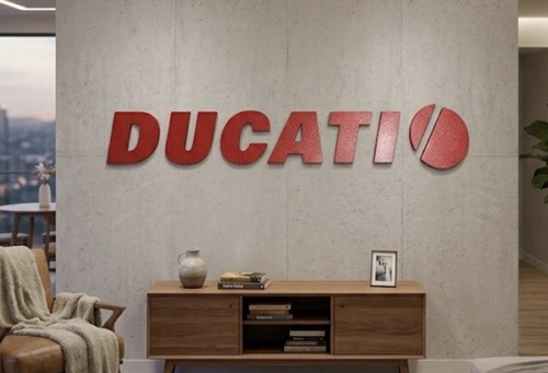 Ducati logo wall art - art,, great