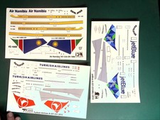 3x Pointerdog7 1/144 Airliner Decals Lot007