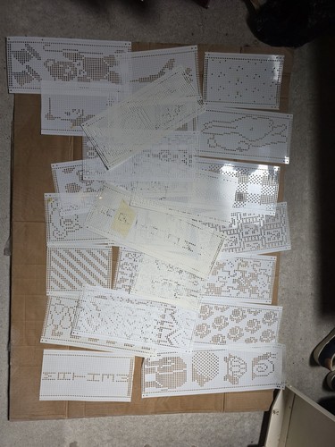 Prepunched knitting - 25, x
