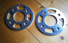 WHEEL SPACERS FOR MGF TF METRO LOTUS ELISE MG TRIUMPH 5MM THICK 4 X 95.25 PCD
