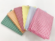 Gingham Fabric School Uniform Traditional Dressmaking Polycotton (1/4" or 1/8")