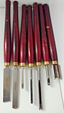 Record Power 7X Long Handled Wood Lathe Turning Chisels