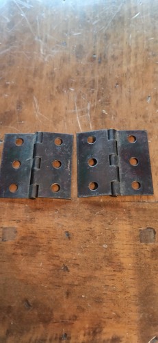 Original brass hinges - original,