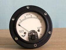 Vintage AC Rectifier Ammeter Moving Coil Meter - Steampunk (#14)