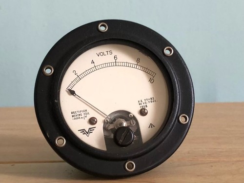 Vintage rectifier ammeter - ac,