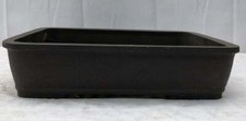 "Brown Mica Bonsai Pot -