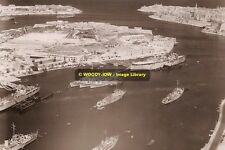 rp10489 - Warships in Harbour , Malta - print 6x4