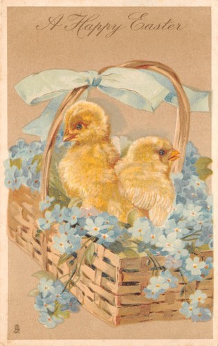 Old tuck greetings - tuck,