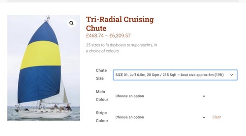 Cruising chute for 22ft - cruising,