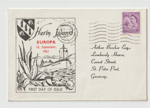 1961 fdc herm - 18/9/1961,