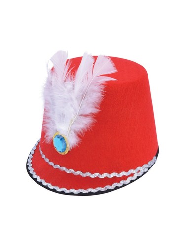 Red majorette hat toy - majorette, soldier