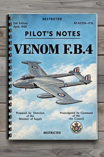 Vintage havilland venom - vintage,
