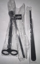 3 Piece Candle Tool Accessory Kit BN Wick Trimmer Cutter and Candle Snuffer