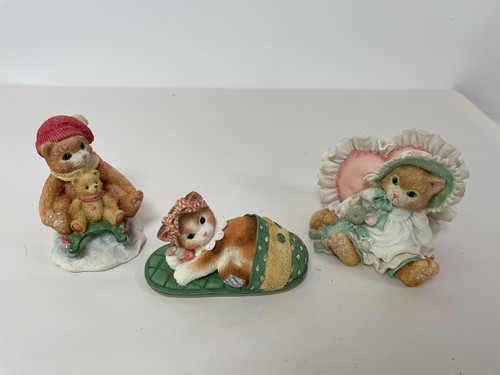 Calico kittens figurine - kittens,