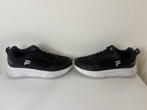 Fila men black - black/white, low