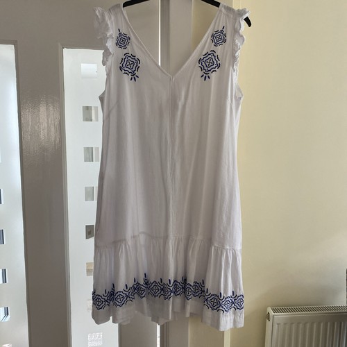 Bnwt next white blue linen - bnwt, &
