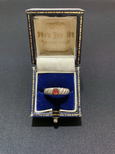 Vintage single stone silver - vintage,
