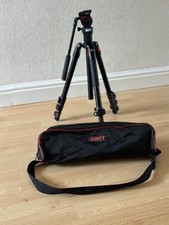 SWIT MUF50 TRIPOD & TH50 FLUID VIDEO HEAD.  Ex -BBC OWNER.  Carry Case. USED
