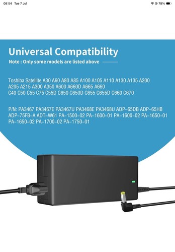 65w laptop charger for - laptop,