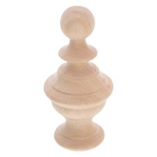 Hand Carved Wooden Post