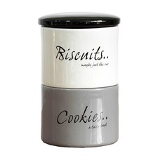 Set Of 2 Stacking Biscuit &