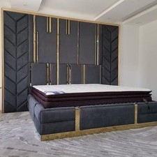 High Headboard Luxury Storage