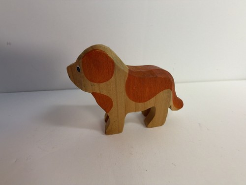 Handcrafted wooden bernard - wooden, st.