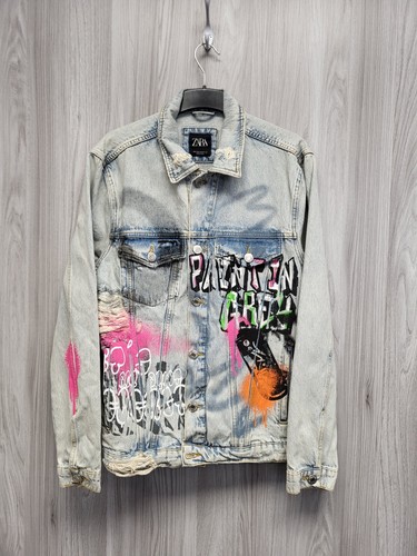 Zara light blue denim jacket - zara,