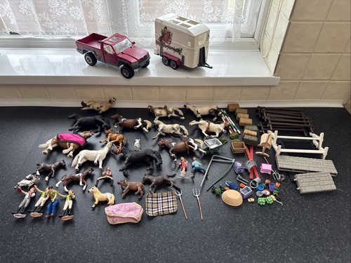Large schleich horse and other - schleich,