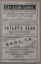 7/4/50 LEEDS V CASTLEFORD RUGBY LEAGUE  MATCH PROGRAMME 
