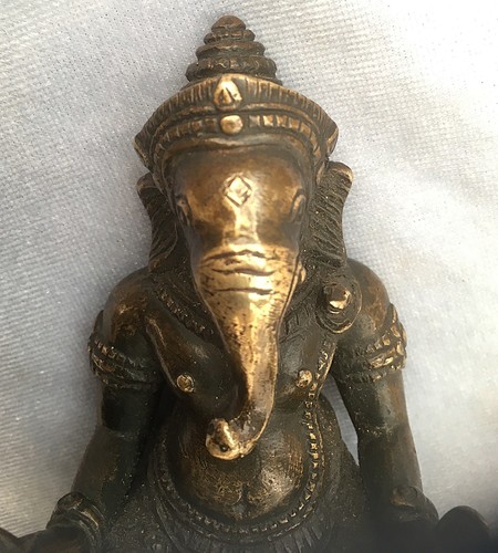 Rare antique lord ganesha old - antique,
