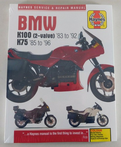 Repair manual bmw 100 - bmw, k