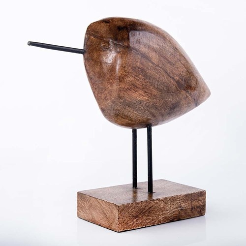 Wooden kiwi bird table decor - wooden,