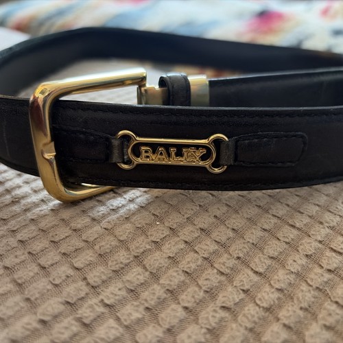 Bally leather belt black - leather,