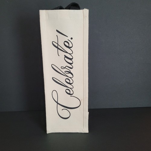 Wine bottle woven tote - bottle,