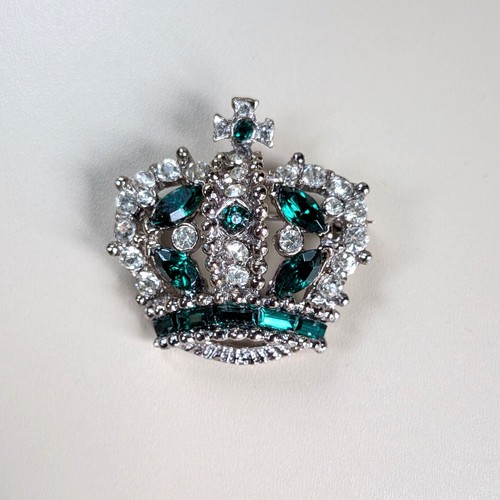 Vintage bellini crown brooch - vintage,