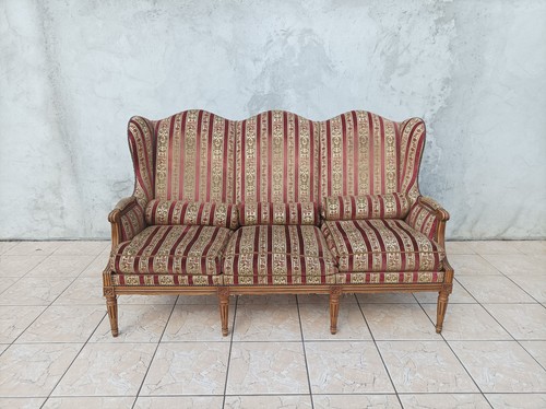 Louis xvi wingback sofa - xvi,