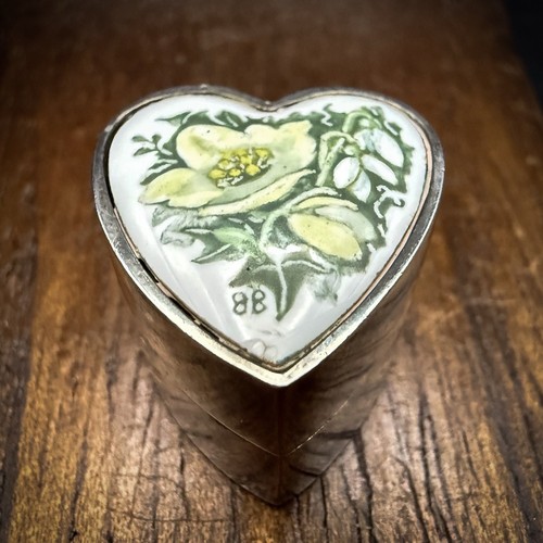 Vintage sterling silver heart - sterling,