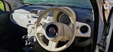 FIAT 500 MULTIFUNCTIONAL STEERING WHEEL IVORY 2007-2025