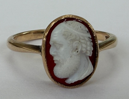 Antique hardstone cameo - antique,