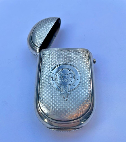 Silver vesta case - 1872, george