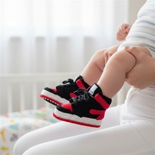 Crochet Baby Sneakers Booties