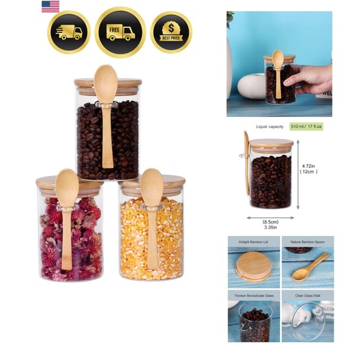 Glass storage jars with - glass,