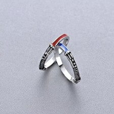 Star wars lightsaber ring pair - star,