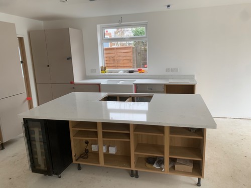 Bianca carrara kitchen - carrara,