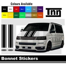 Bonnet Stripe Stickers For VW